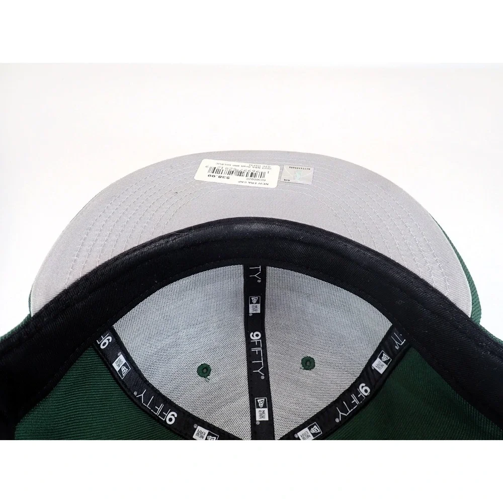 New‎ Era 9FIFTY Milwaukee Bucks NBA Draft Snapback Hat Green Flat Bill